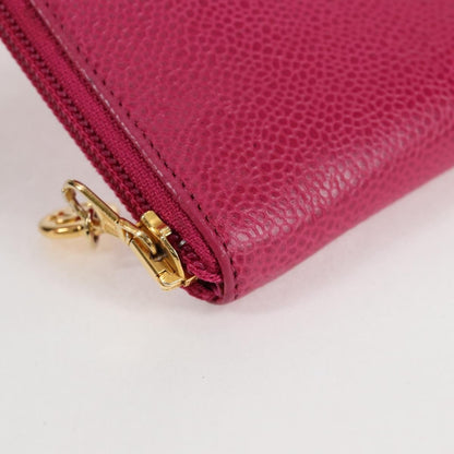 Chanel Vintage Clutch Bag Quilted Leather, PINK, LEATHER, Clutche & pouche