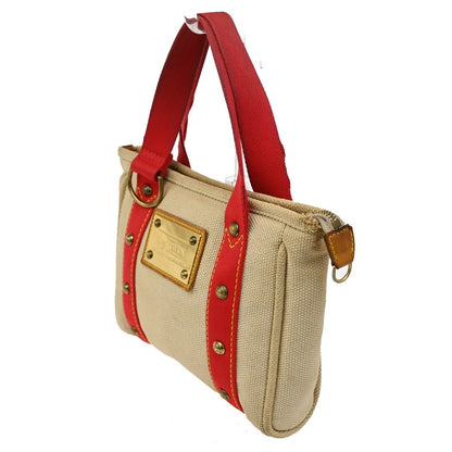 Louis Vuitton Cabas Canvas, RED, CANVAS, Tote bag