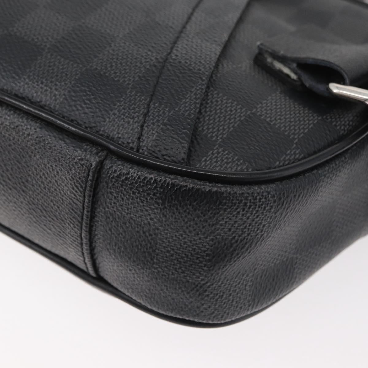 Louis Vuitton Ambler Waist Bag Damier Graphite, Gray, Canvas, Shoulder Bag