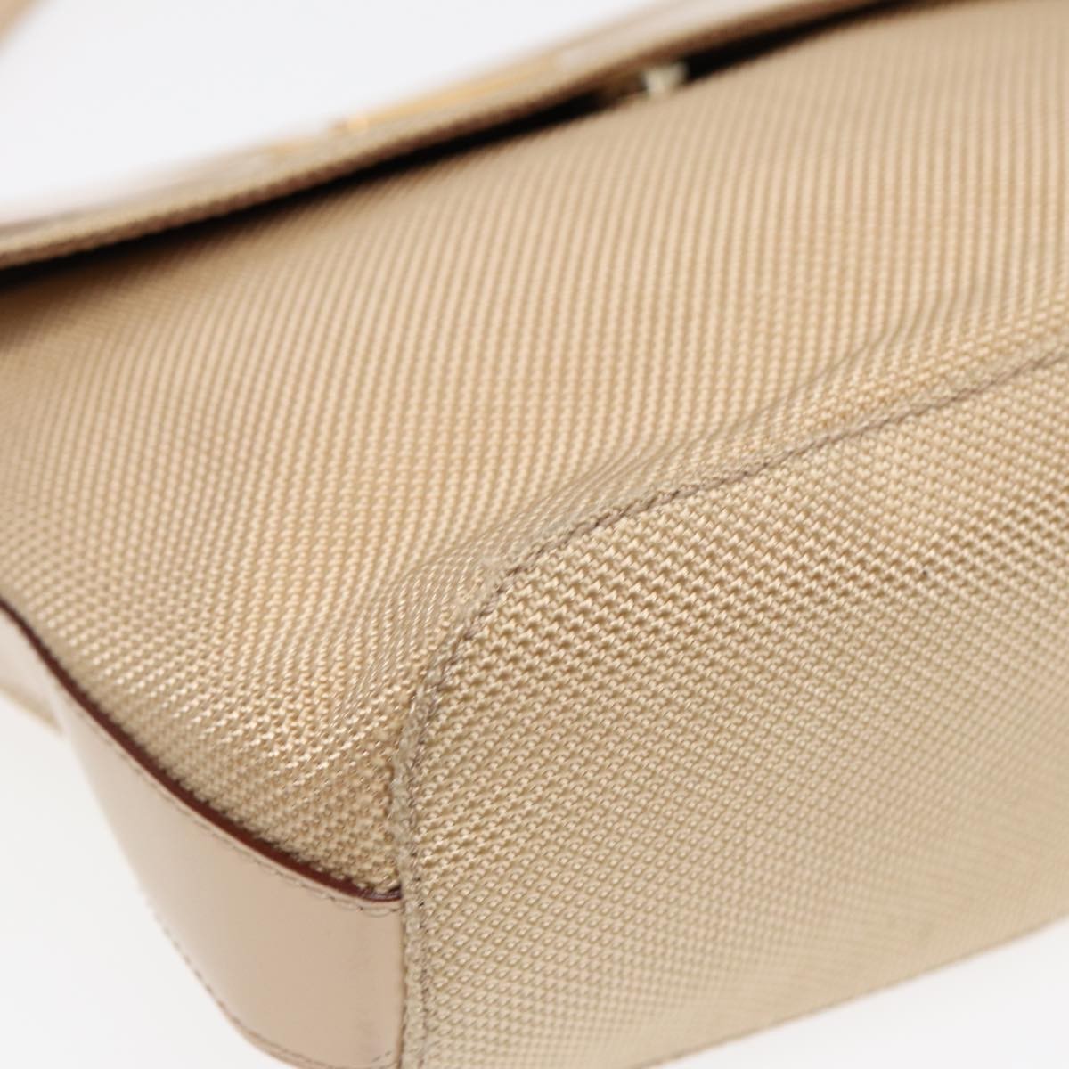 Celine Shoulder Bag Nylon, BEIGE, NYLON, Shoulder bag