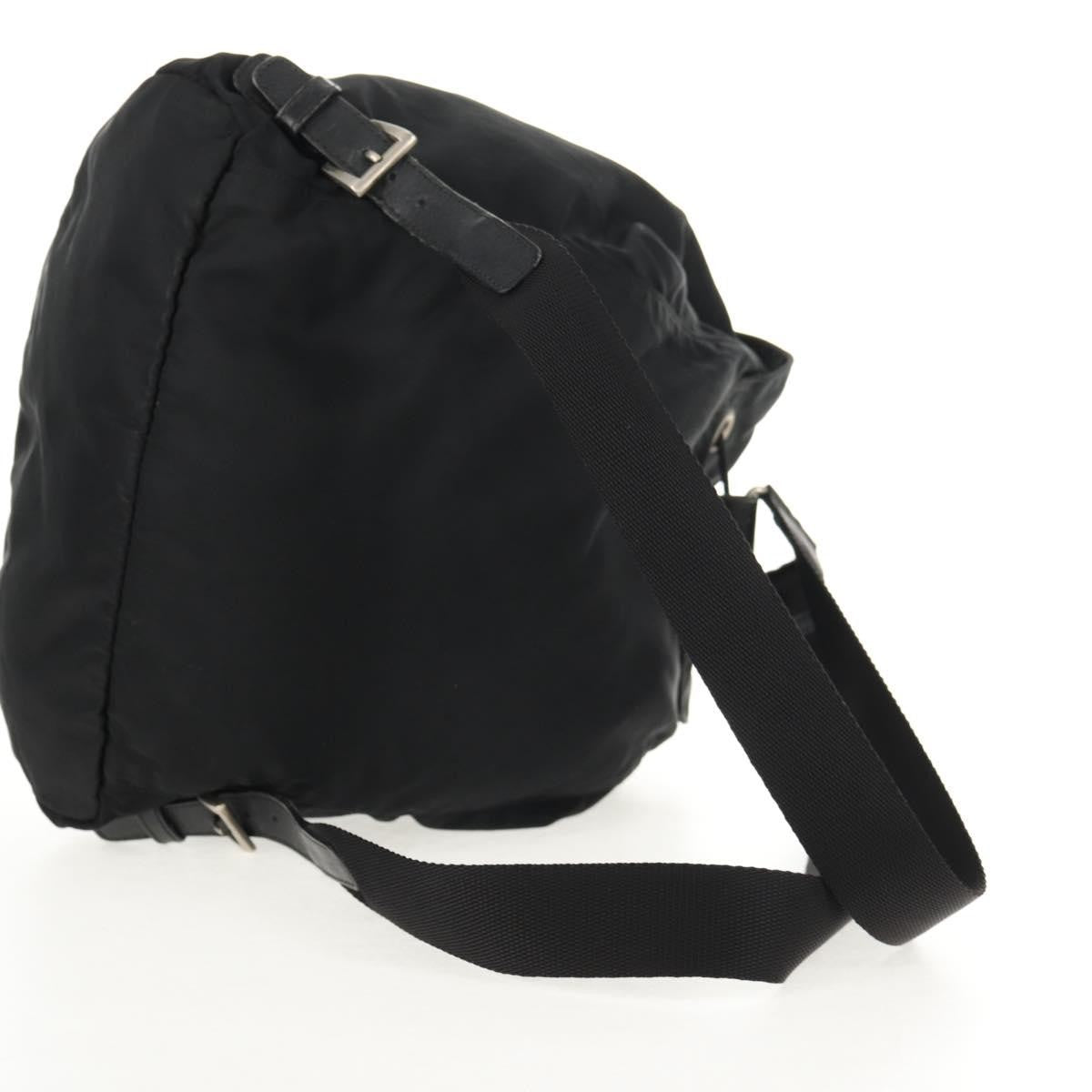 Prada Front Pocket Backpack Tessuto, BLACK, NYLON, Backpack