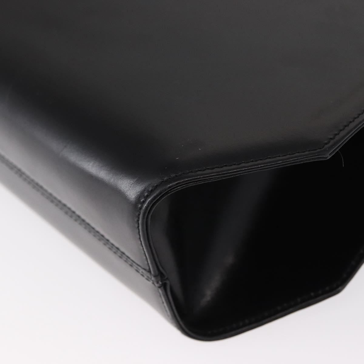 Salvatore Ferragamo Gancini Shoulder Bag Leather, BLACK, LEATHER, Shoulder bag