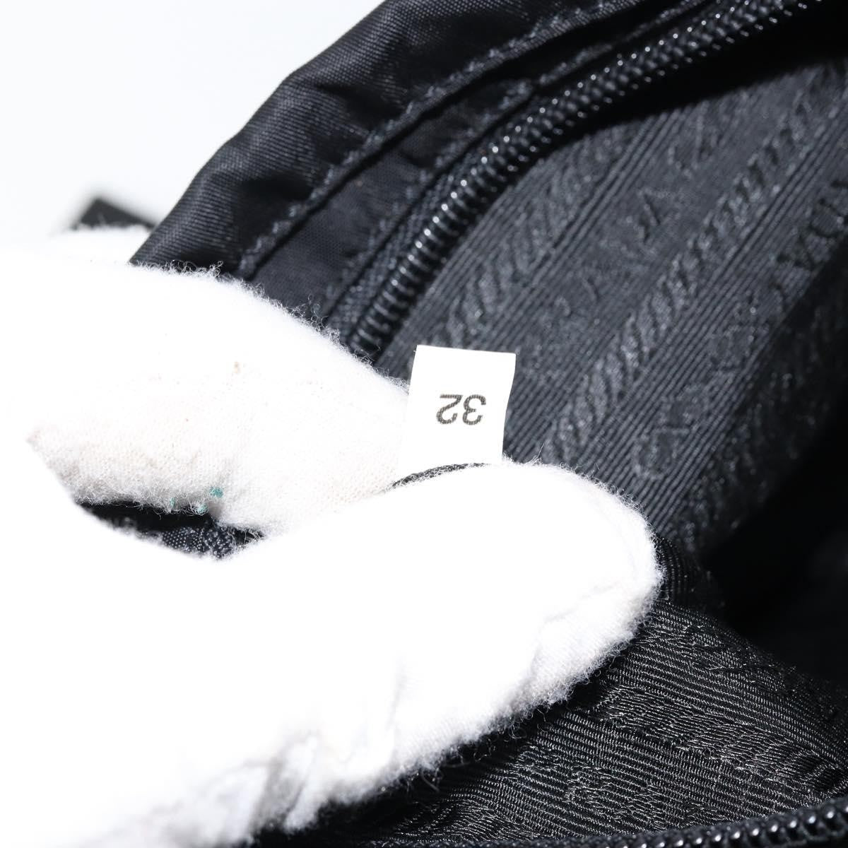 Prada Buckle Messenger Bag Tessuto, BLACK, NYLON, Shoulder bag