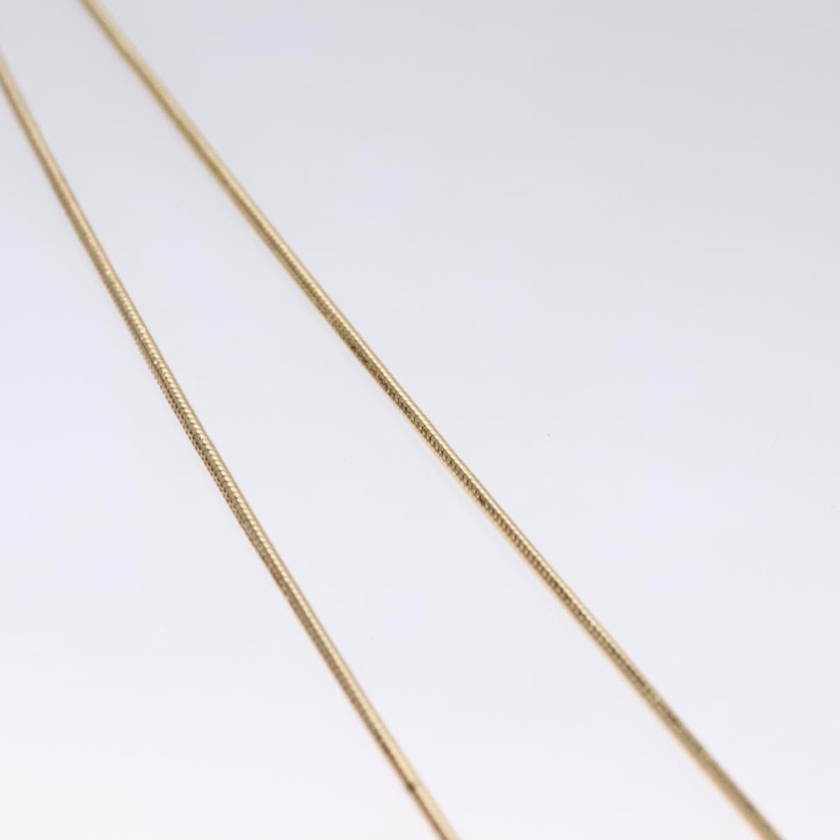 Christian Dior Logo Pendant Necklace Metal, GOLD, METAL, Necklace