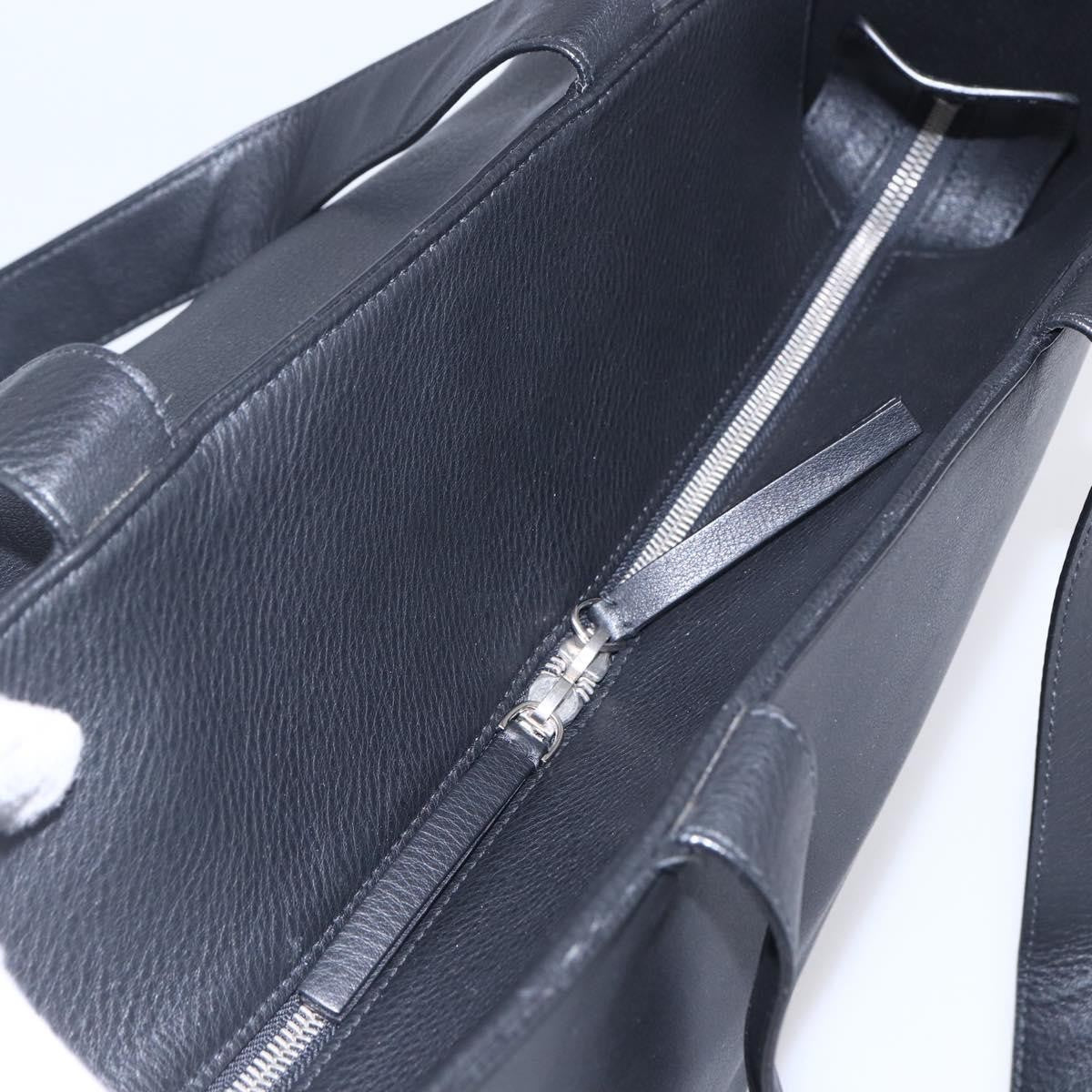 Balenciaga Everyday Carry Tote Leather, BLACK, LEATHER, Tote bag