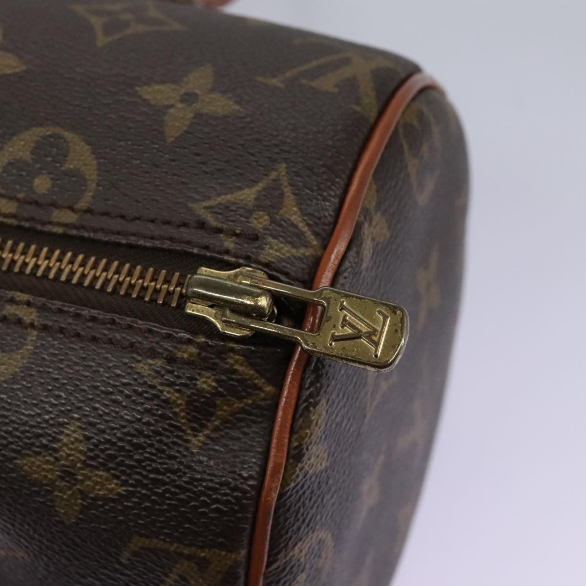Louis Vuitton Papillon Handbag Monogram Canvas, BROWN, CANVAS, Handbag