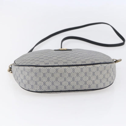 Gucci Micro GG supreme shoulder bag GG canvas, NAVY, CANVAS, Shoulder bag