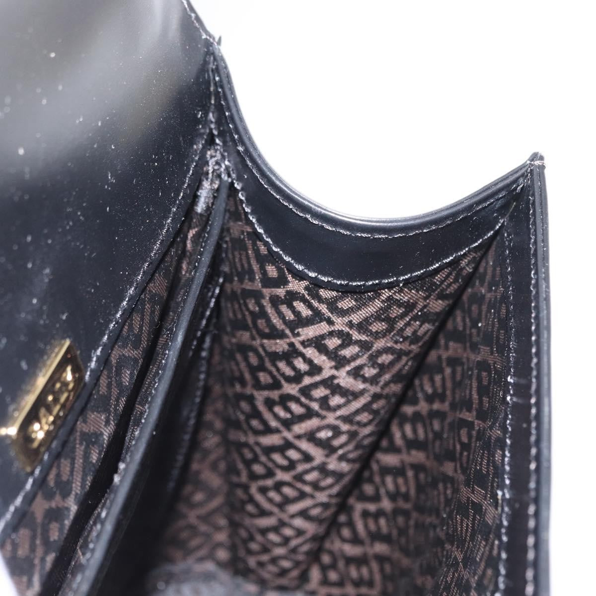 Bally Vintage Shoulder Bag Leather, BLACK, LEATHER, Shoulder bag