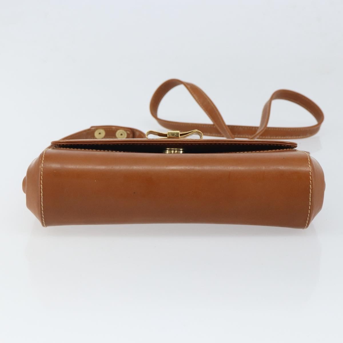 Gucci Vintage Shoulder Bag Leather, BROWN, LEATHER, Shoulder bag