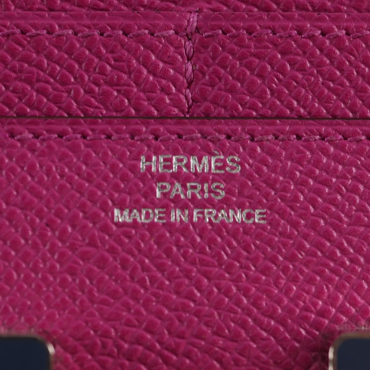 Hermes Constance Slim Wallet Epsom, PURPLE, LEATHER, Wallets