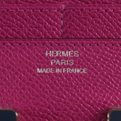 Hermes Constance Slim Wallet Epsom, PURPLE, LEATHER, Wallets