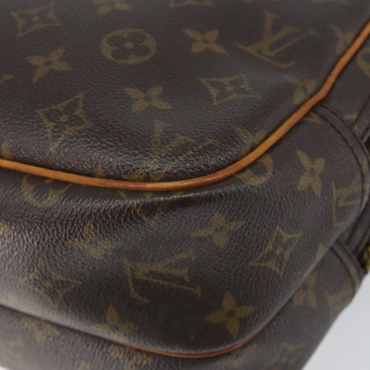 Louis Vuitton Reporter Bag Monogram Canvas, BROWN, CANVAS, Shoulder bag