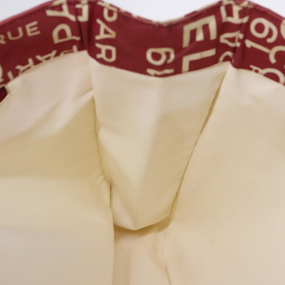 Chanel 31 Rue Cambon Beach Zip Tote Printed Canvas, RED, CANVAS, Tote bag