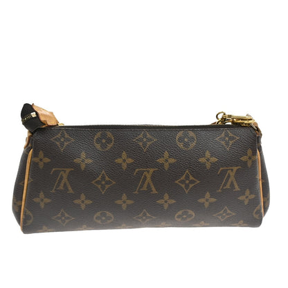 Louis Vuitton Eva Handbag Monogram Canvas, BROWN, CANVAS, Handbag