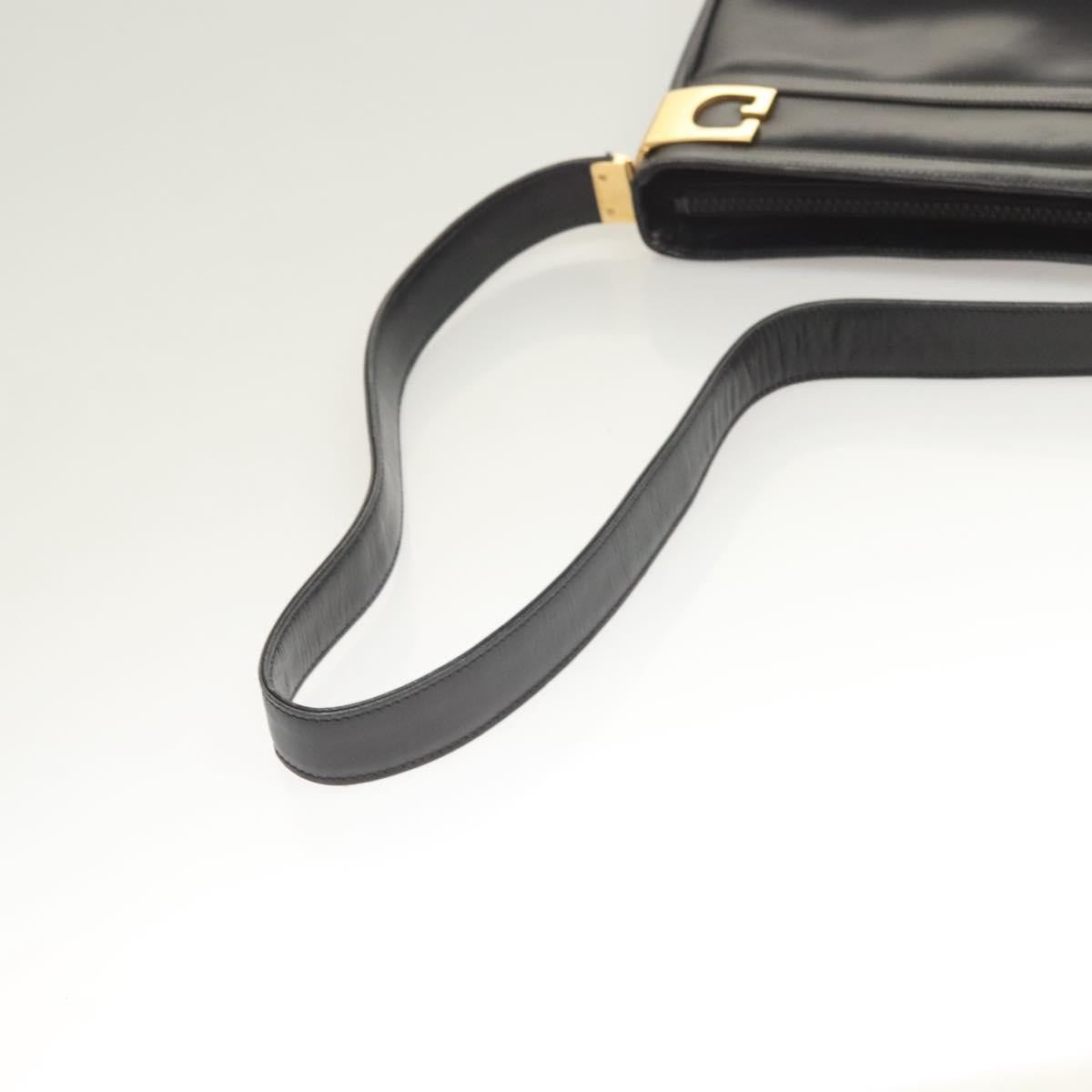 Gucci Vintage Shoulder Bag Leather, BLACK, LEATHER, Shoulder bag