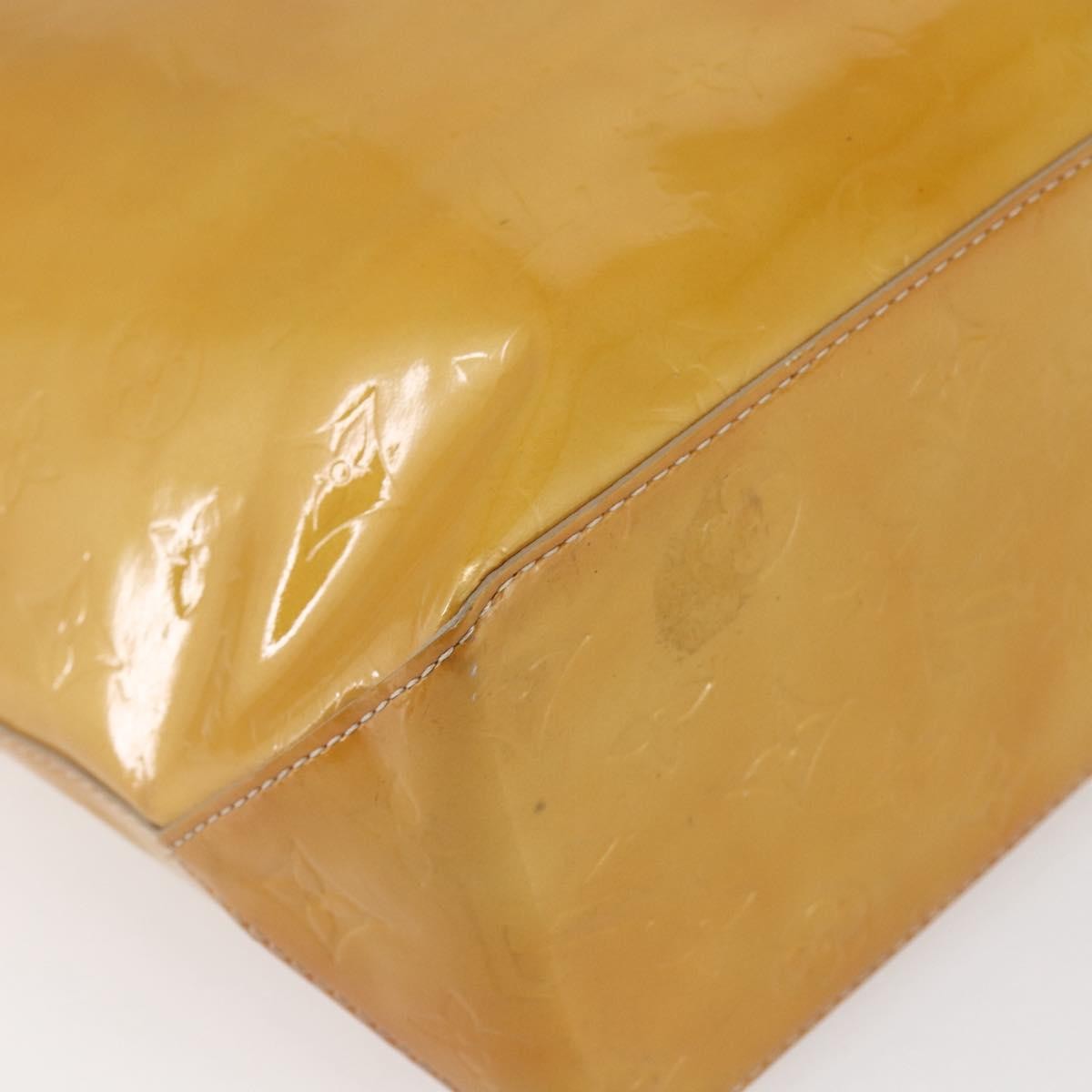 Louis Vuitton Reade Handbag Monogram Vernis, BEIGE, PATENT_LEATHER, Tote bag