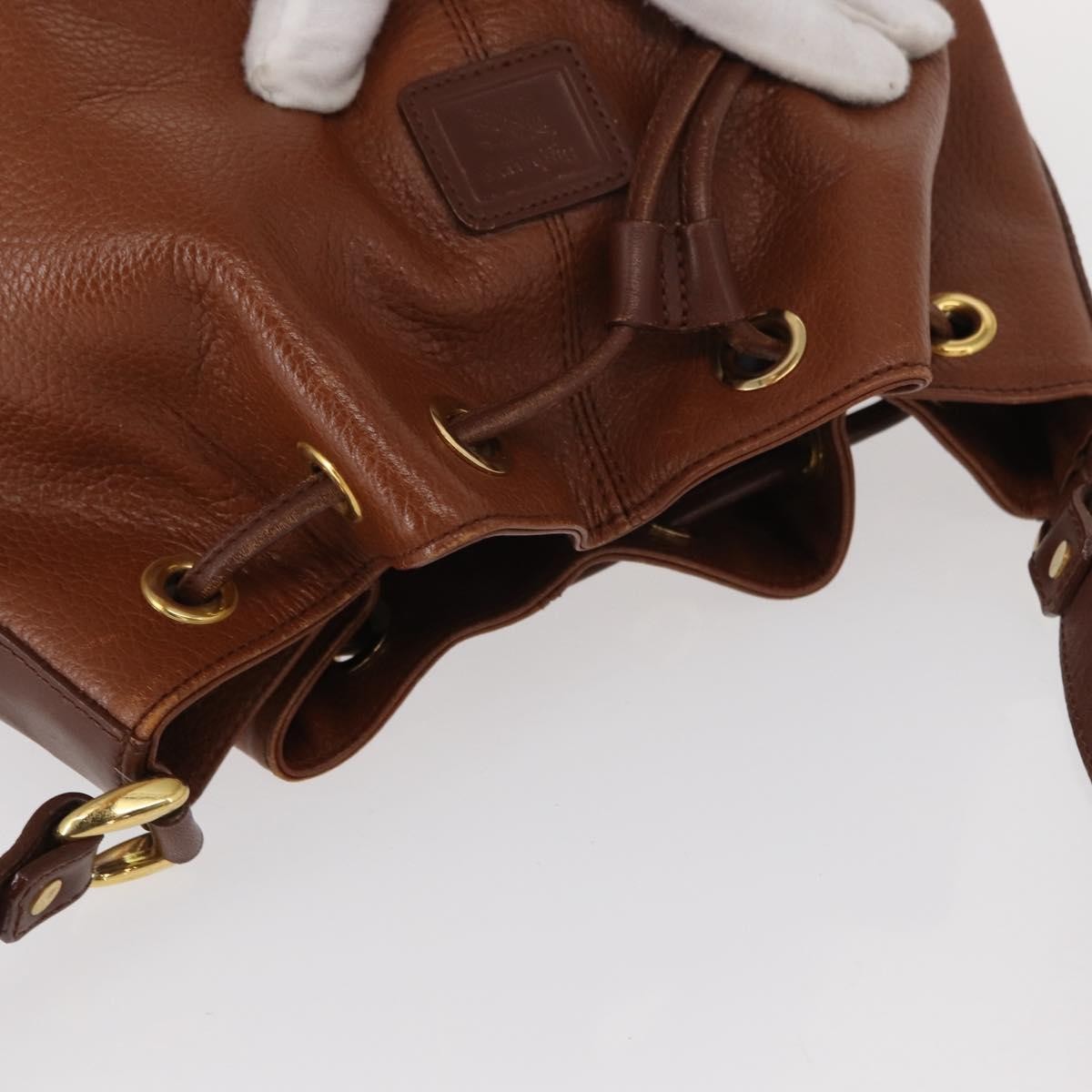 Burberry Vintage Shoulder Bag Leather, BROWN, LEATHER, Shoulder bag