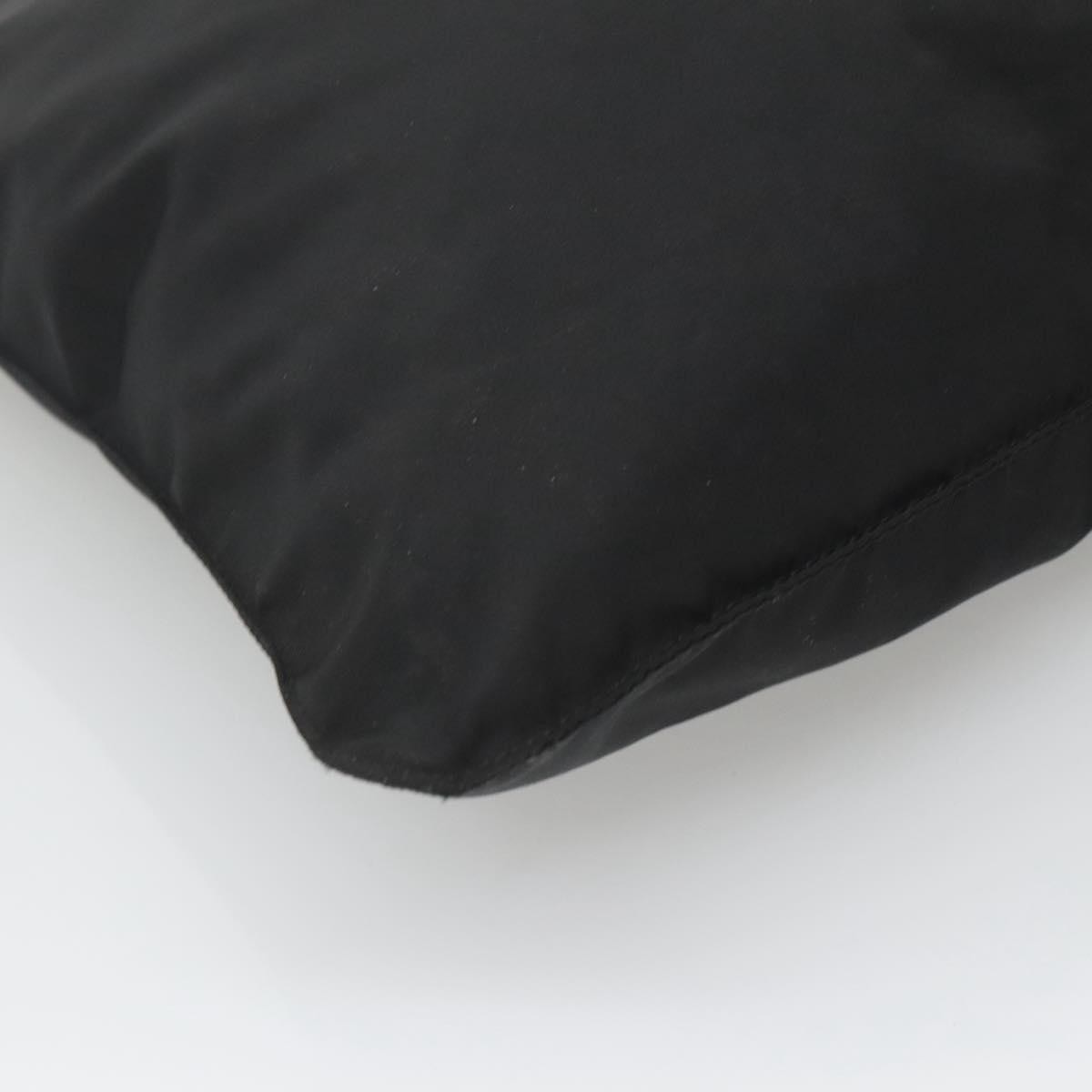 Prada Flat Messenger Bag Tessuto, BLACK, NYLON, Shoulder bag