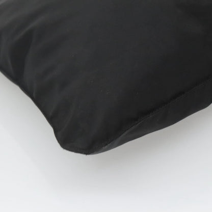 Prada Flat Messenger Bag Tessuto, BLACK, NYLON, Shoulder bag