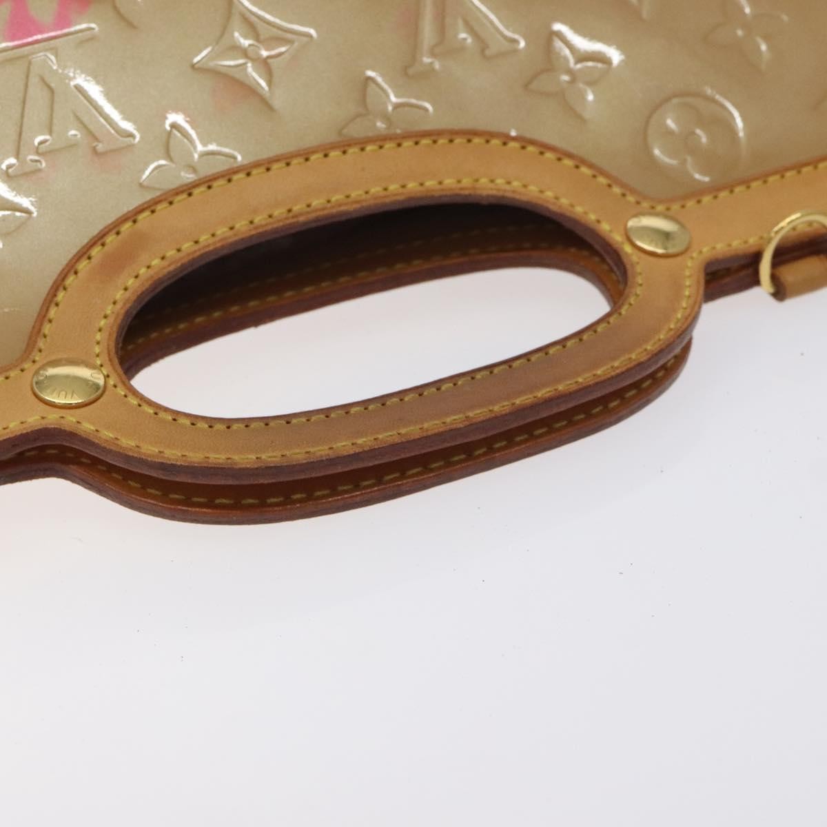 Louis Vuitton Roxbury Drive Handbag Monogram Vernis, CAMEL, PATENT_LEATHER, Handbag