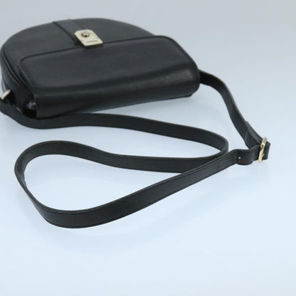 Burberry Flap Shoulder Bag Leather, BLACK, LEATHER, Shoulder bag