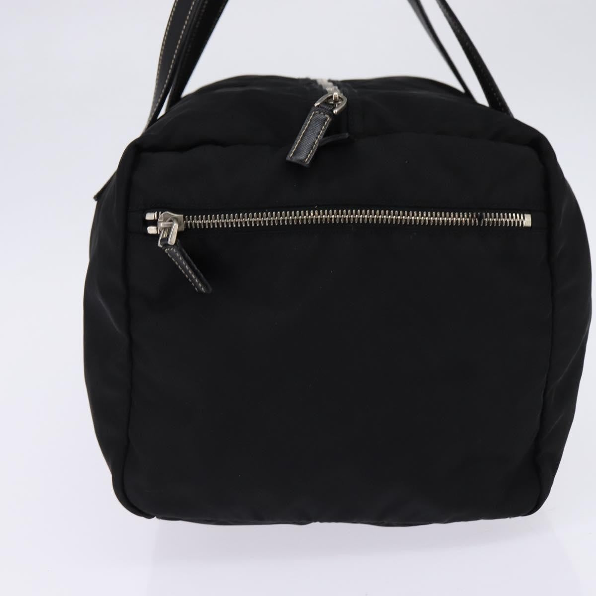 Prada Side Pocket Convertible Duffle Bag Tessuto, BLACK, NYLON, Travel bag