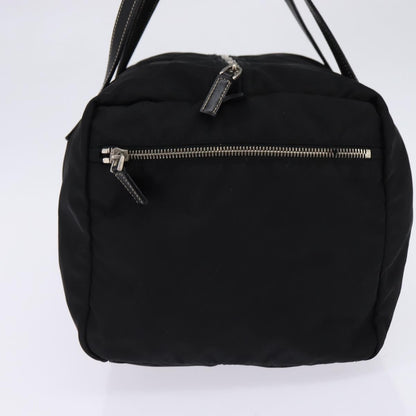 Prada Side Pocket Convertible Duffle Bag Tessuto, BLACK, NYLON, Travel bag