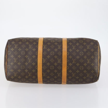 Louis Vuitton Keepall Bag Monogram Canvas, BROWN, CANVAS, Travel bag