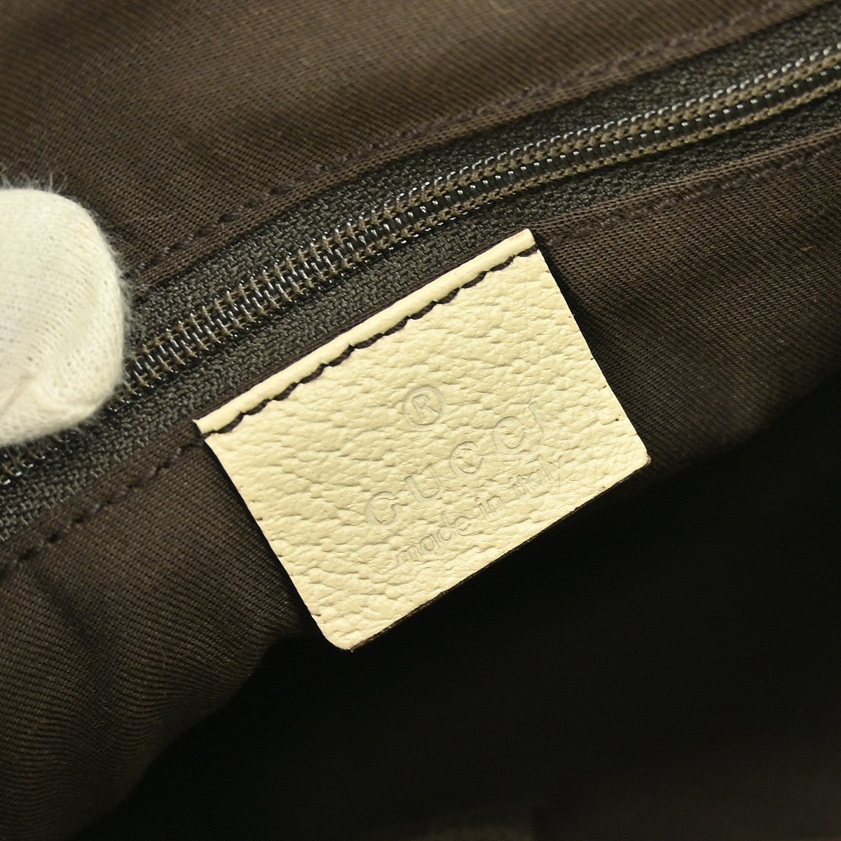 Gucci Abbey Zip Tote GG Canvas, BROWN, CANVAS, Tote bag