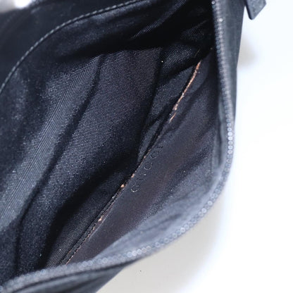 Gucci Vintage Bamboo Shoulder Bag Nylon, BLACK, NYLON, Shoulder bag