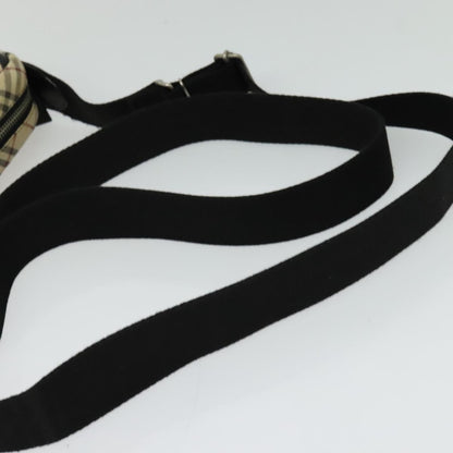 Burberry Nova Check Blue Label Canvas, BEIGE, CANVAS, Shoulder bag