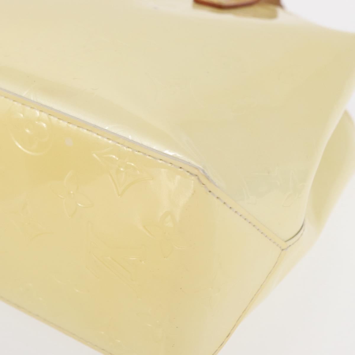 Louis Vuitton Reade Handbag Monogram Vernis, BEIGE, PATENT_LEATHER, Handbag