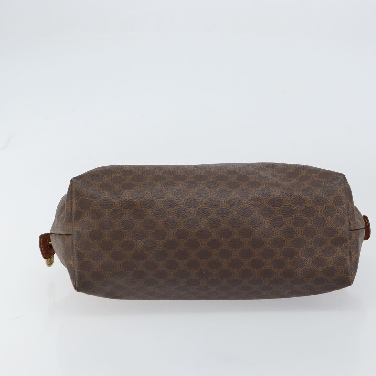 Celine C Macadam Pouch Canvas, BROWN, PVC, Clutche & pouche