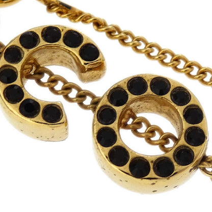 Chanel CC Charm Bracelet Metal with Crystal, GOLD, GOLD_PLATED, Bracelet