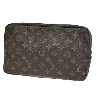 Louis Vuitton Trousse Toilette Monogram Canvas, BROWN, CANVAS, Clutche & pouche