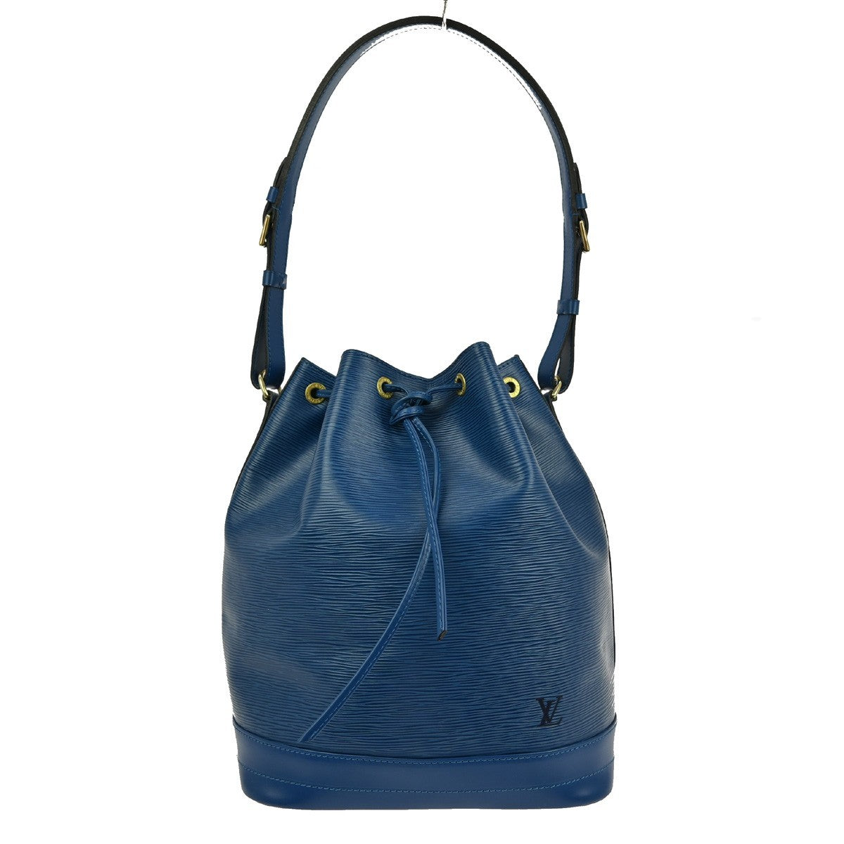 Louis Vuitton Noe Handbag Epi Leather, BLUE, LEATHER, Shoulder bag