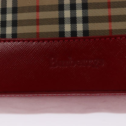 Burberry Shoulder Bag Nova Check Canvas, BEIGE, CANVAS, Shoulder bag