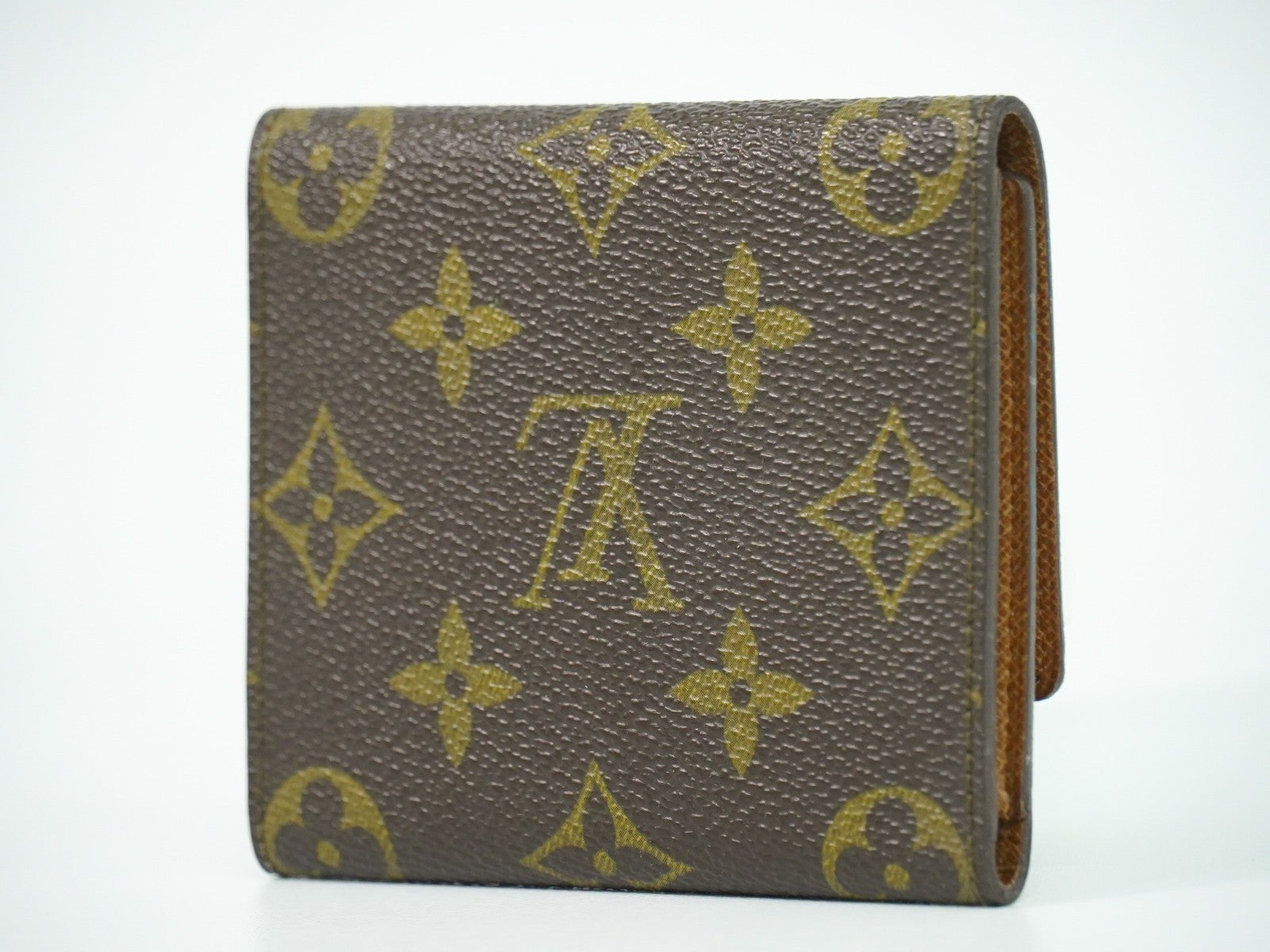 Louis Vuitton Porte Tresor Etui Papiers Wallet Monogram Canvas, BROWN, CANVAS, Card Holders