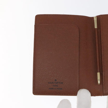 Louis Vuitton Agenda Cover Monogram Canvas, BROWN, CANVAS, Wallets