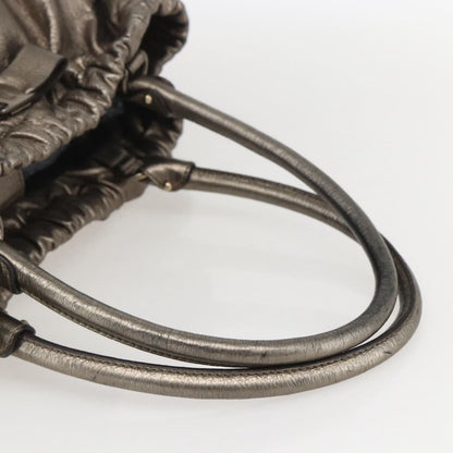 Salvatore Ferragamo Vala Handbag Leather, GOLD, LEATHER, Handbag