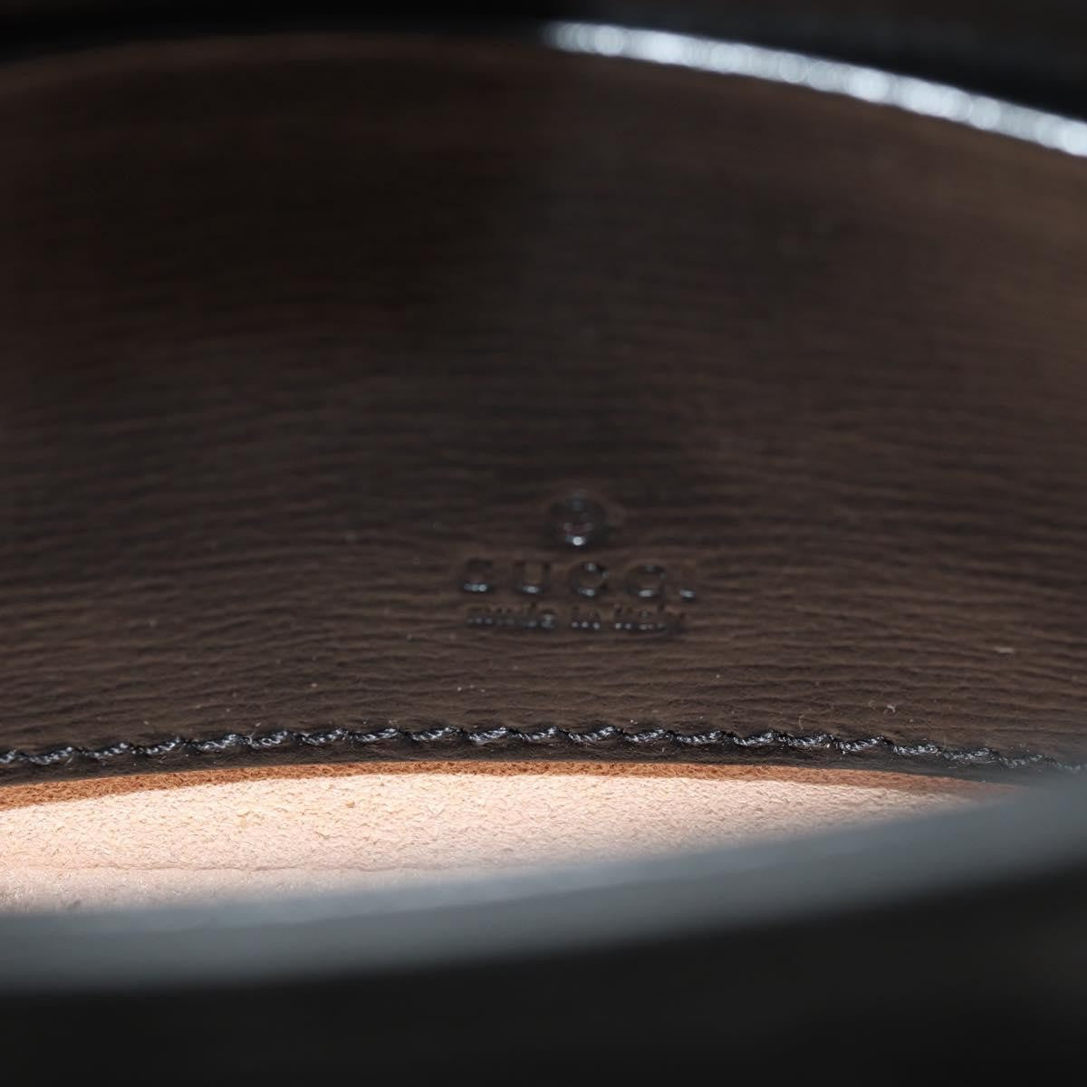 Gucci Vintage Horsebit Shoulder bag Leather, BLACK, LEATHER, Shoulder bag