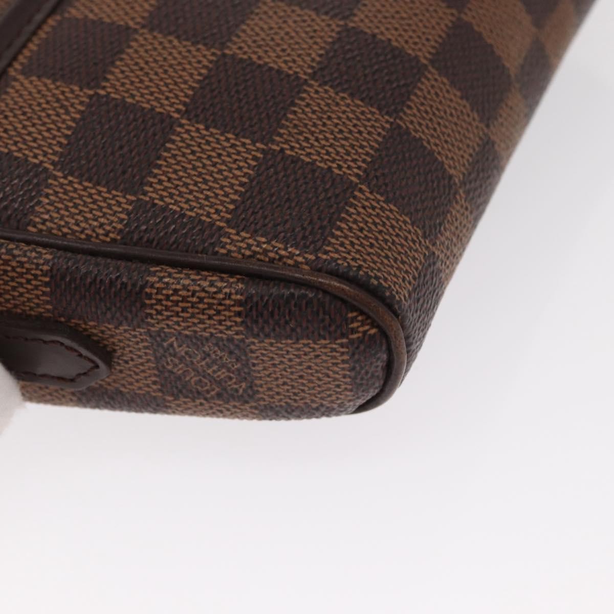 Louis Vuitton Ipanema Pochette Damier, BROWN, CANVAS, Clutche & pouche
