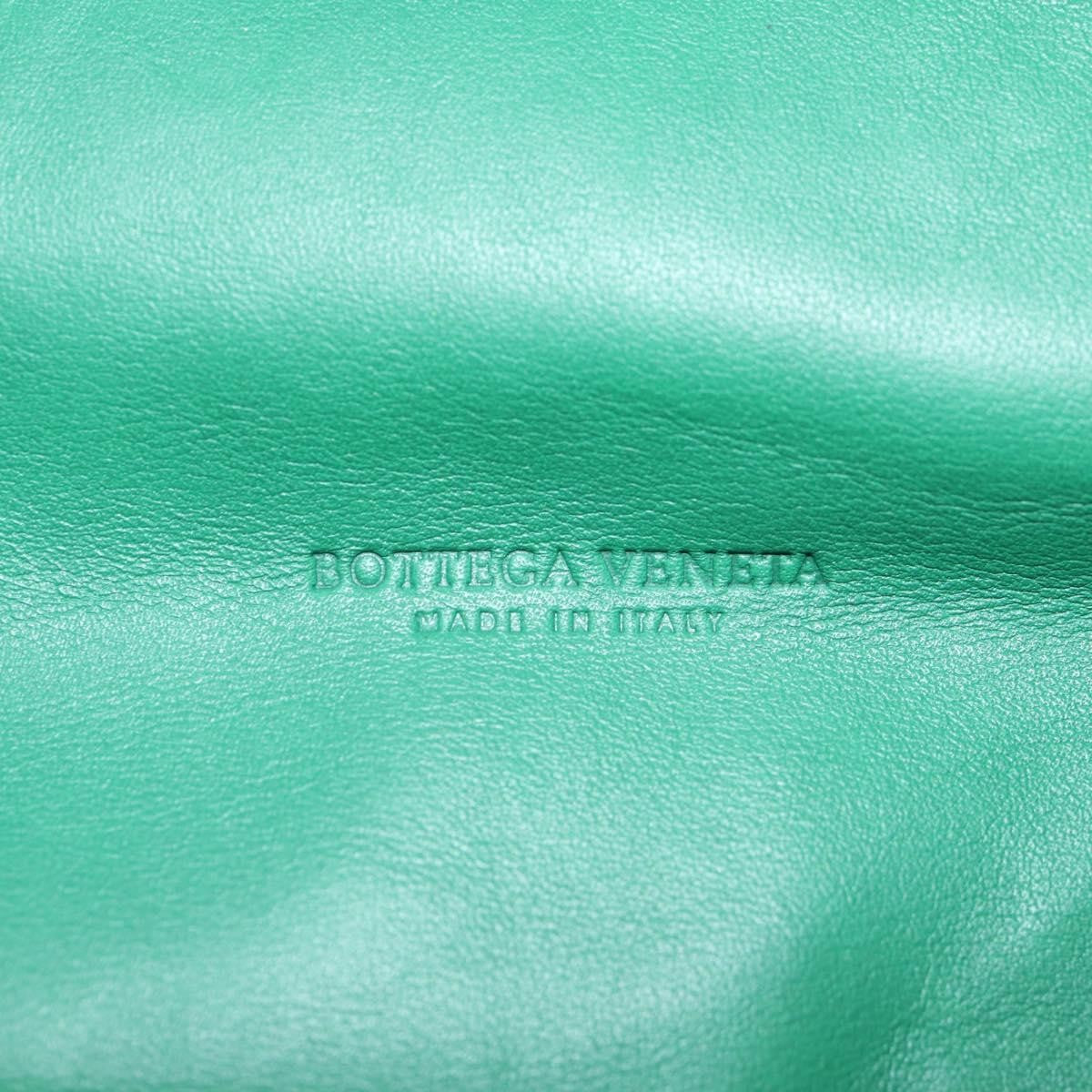 Bottega Veneta The Chain Pouch Leather, GREEN, LEATHER, Clutche & pouche
