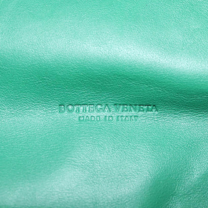 Bottega Veneta The Chain Pouch Leather, GREEN, LEATHER, Clutche & pouche