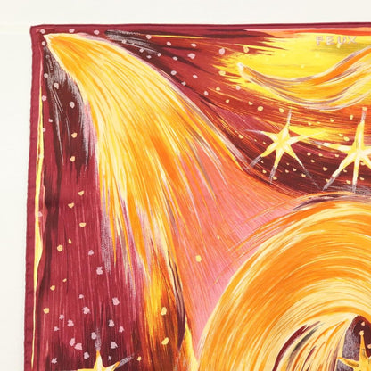 Hermes Carré 90 Silk multicolor, YELLOW, SILK, Scarve & shawl