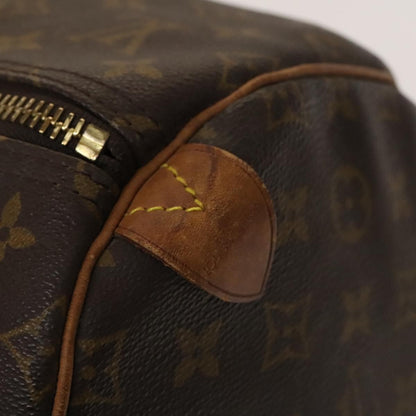 Louis Vuitton Keepall Bag Monogram Canvas, BROWN, CANVAS, Travel bag