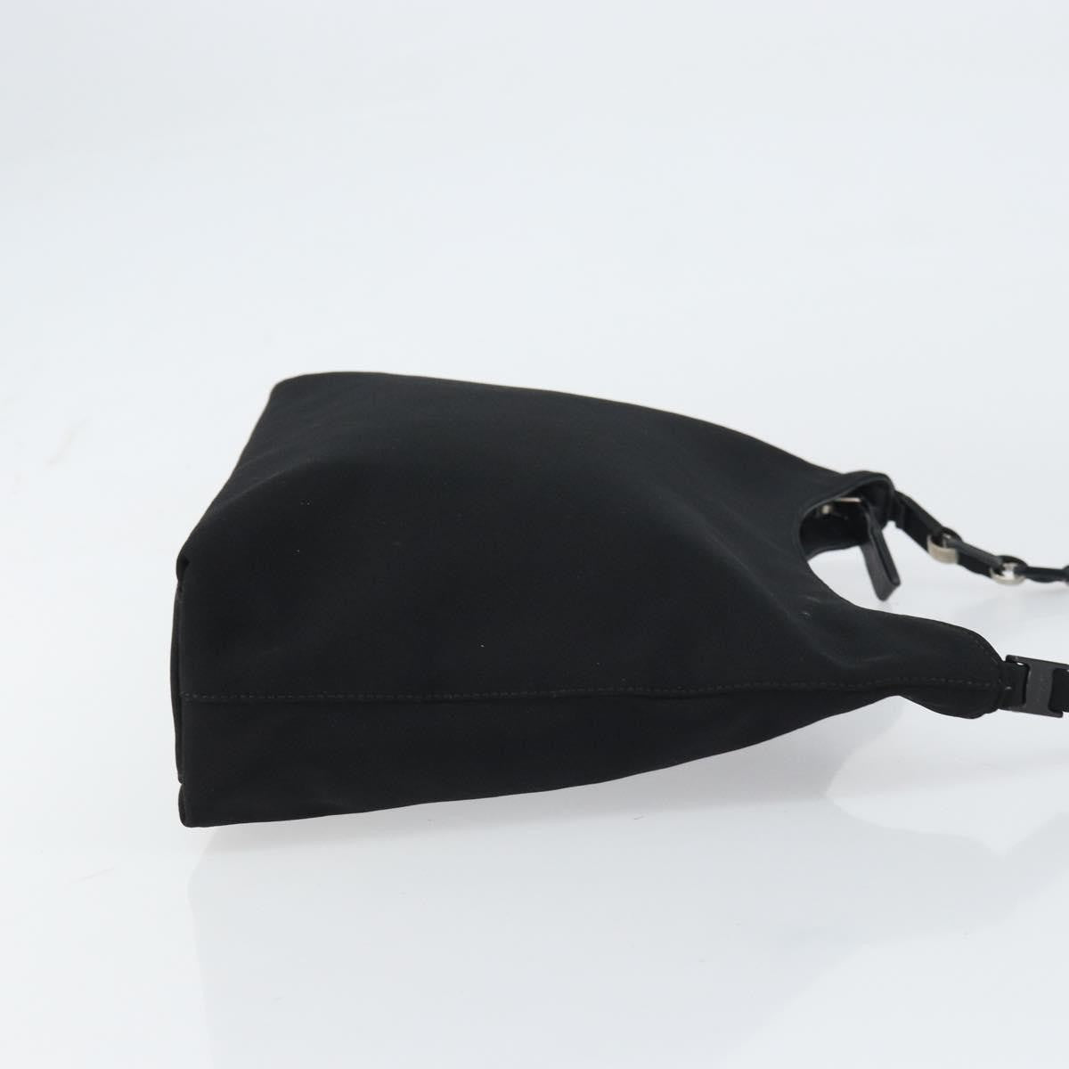 Salvatore Ferragamo Vala Shoulder Bag Nylon, BLACK, NYLON, Shoulder bag