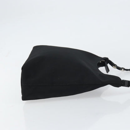 Salvatore Ferragamo Vala Shoulder Bag Nylon, BLACK, NYLON, Shoulder bag