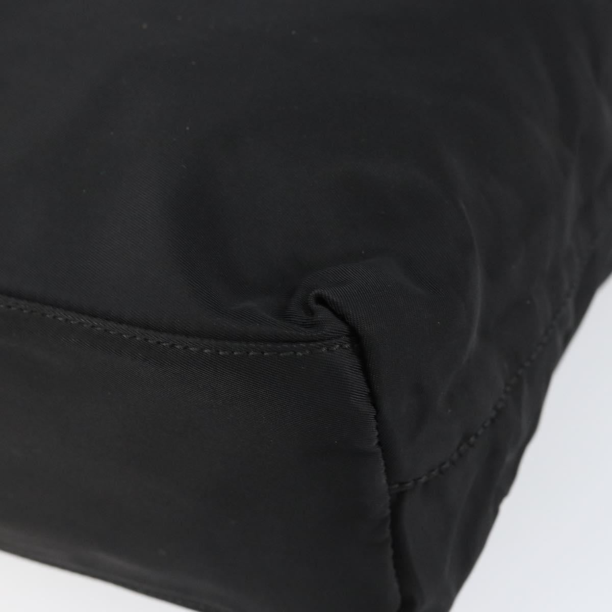 Prada Vintage Zip Tote Tessuto, BLACK, NYLON, Tote bag
