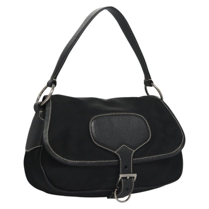 Prada Vintage Shoulder Bag Tessuto, BLACK, NYLON, Shoulder bag